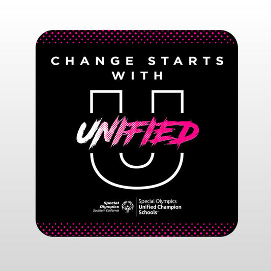 Change Starts with U Sticker